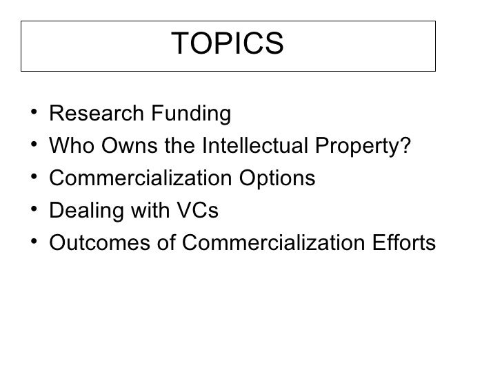 Research Grants Who Owns Intellectual Property Research Grants Who Owns Intellectual Property