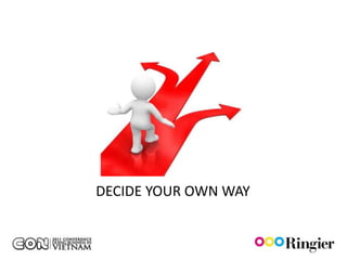 DECIDE YOUR OWN WAY
 