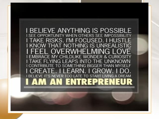 Entrepreneurship