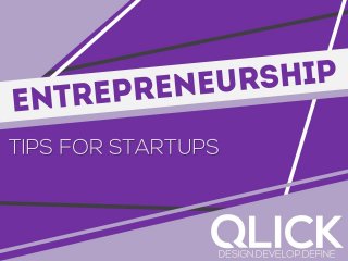 Entrepreneurship Tips For Startups