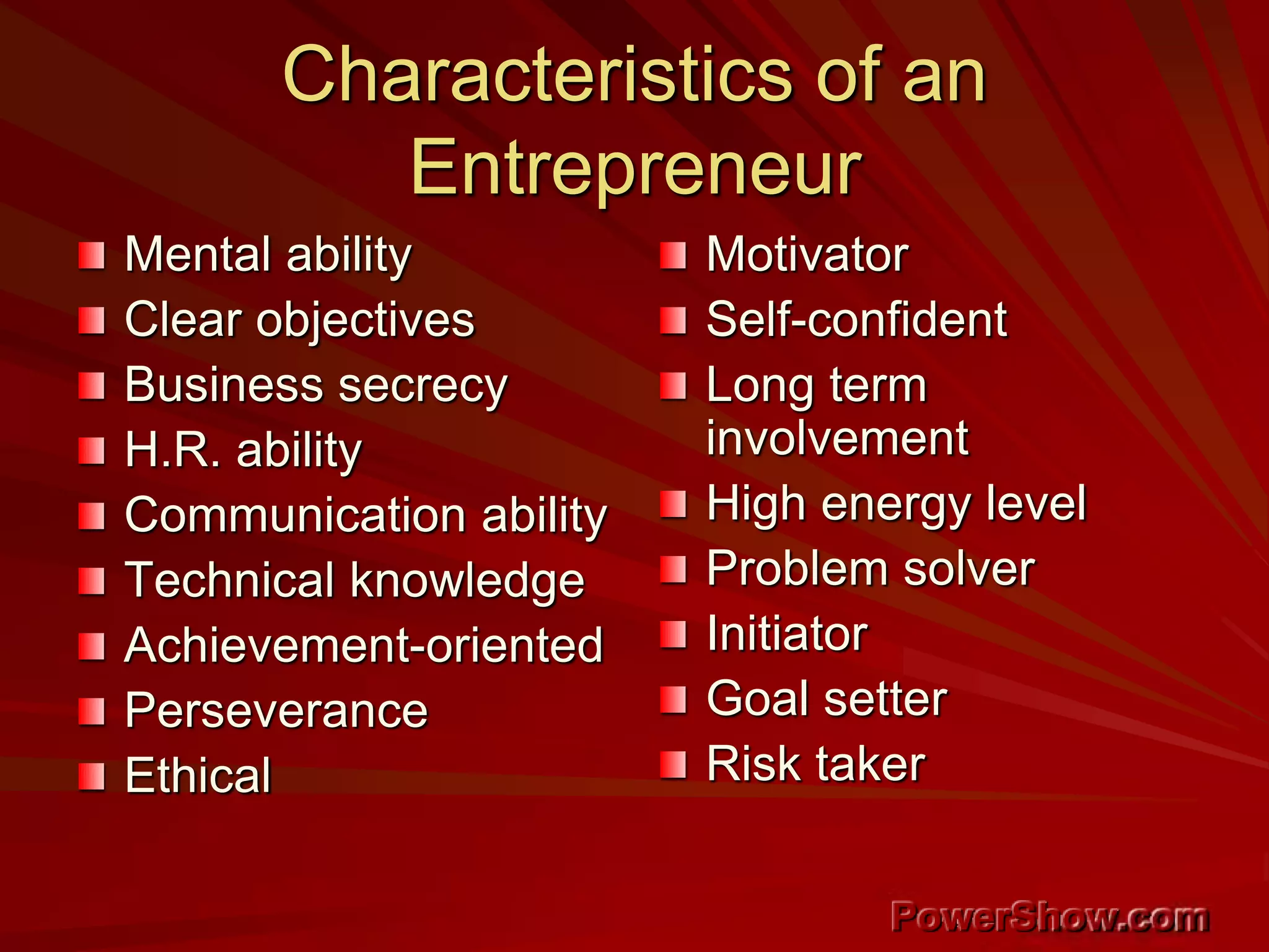 Entrepreneurship 3662679 Powerpoint Pptx