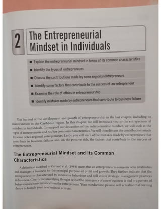 The Entrepreneruial Mindset 