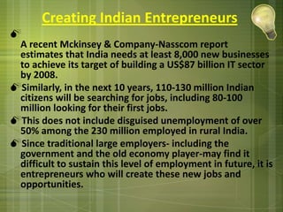 Innovators (they will introduce new products and services)