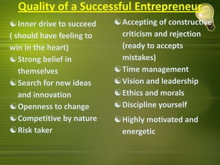 Entrepreneur is a key player in economic progress