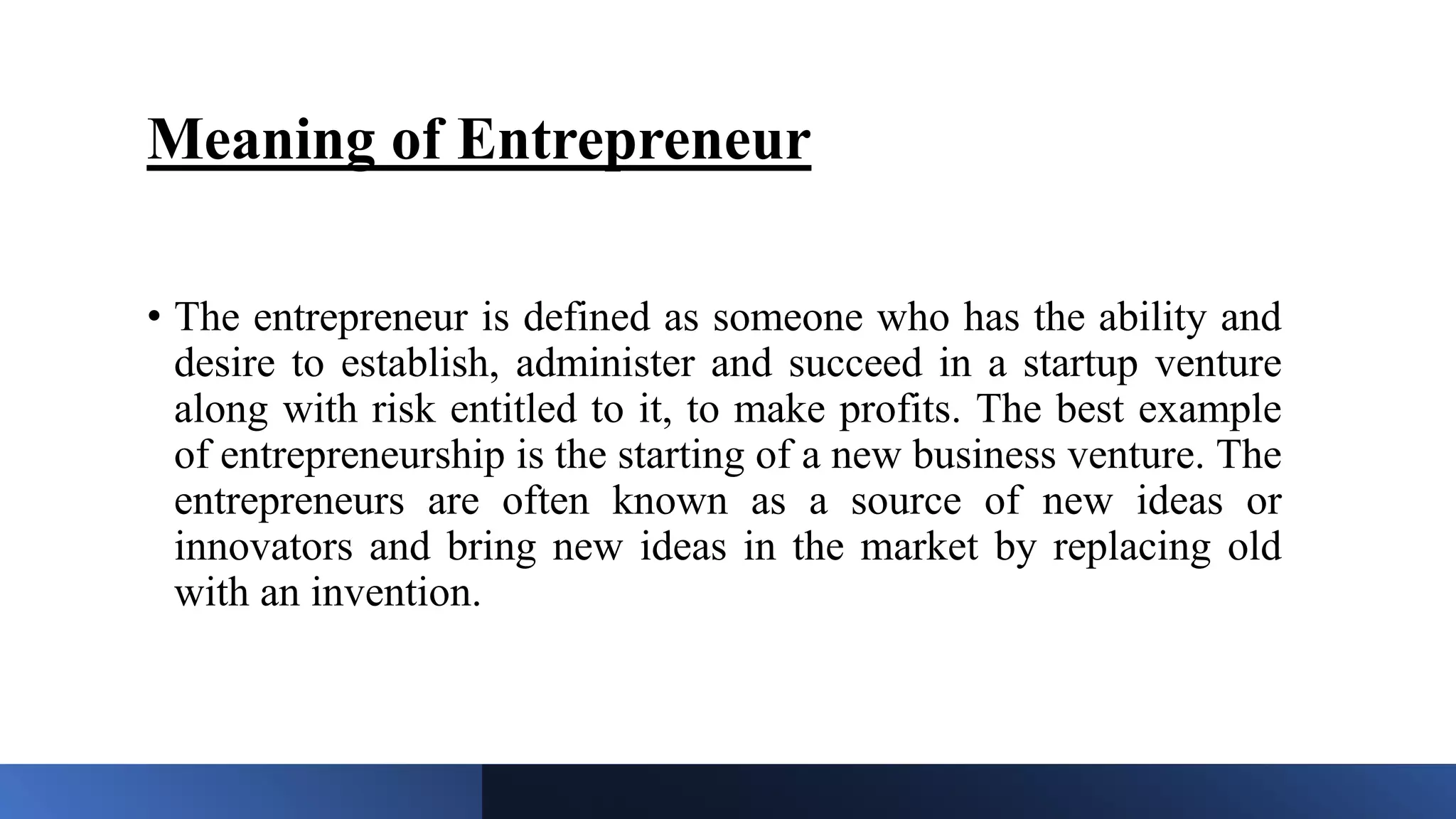 Entrepreneurship (1)
