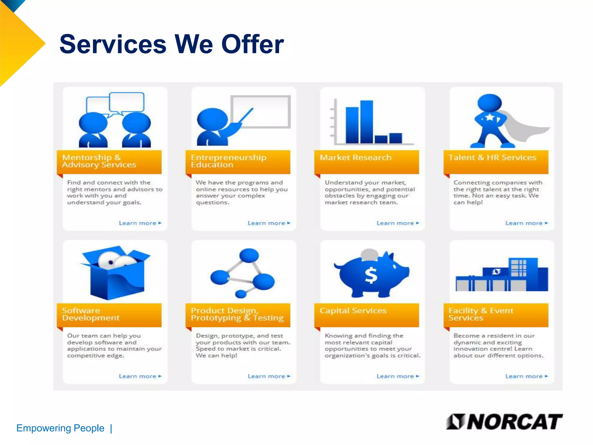 Services We Offer

Empowering People |

 