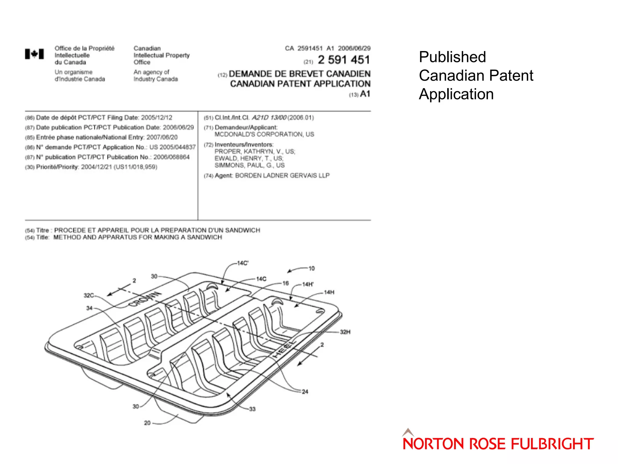 Published
Canadian Patent
Application

 