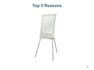 Top 5 Reasons
38
 