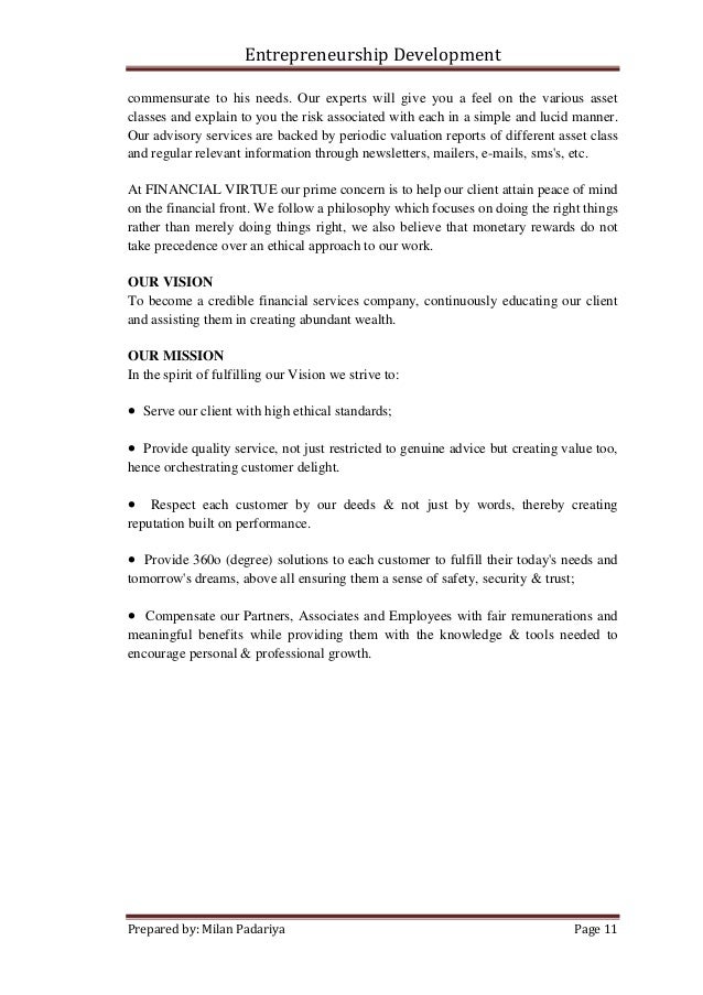 an interview of an entrepreneur information
