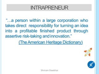 Internal Distribution Entrepreneurship development unit-1_for_internal_distribution | PPTX