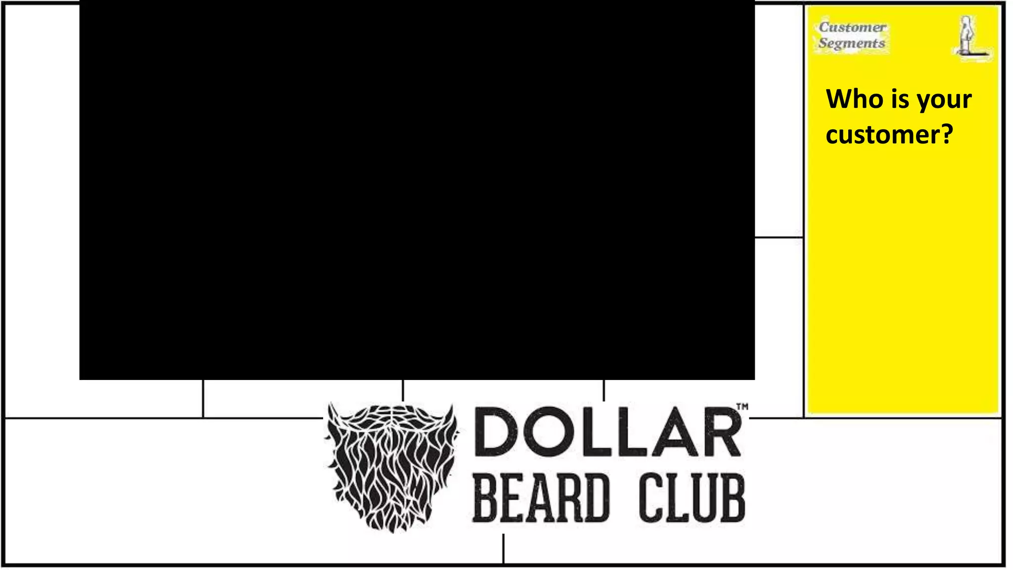 Who is your
customer?
 