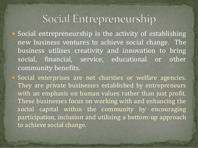 picture Benefits Of Social Entrepreneurship social entrepreneurship