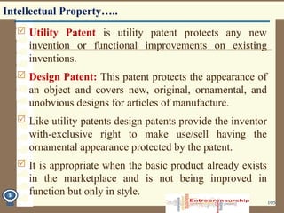 Utilty Inventions Entrepreneurship, micro and small-scale enterprises .ppt