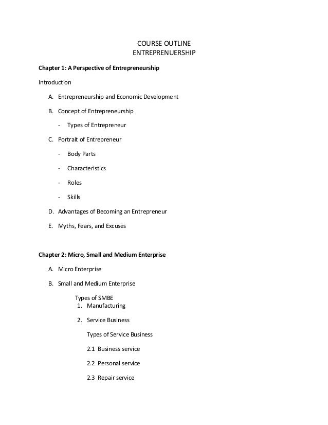 Parts of a restaurant business plan