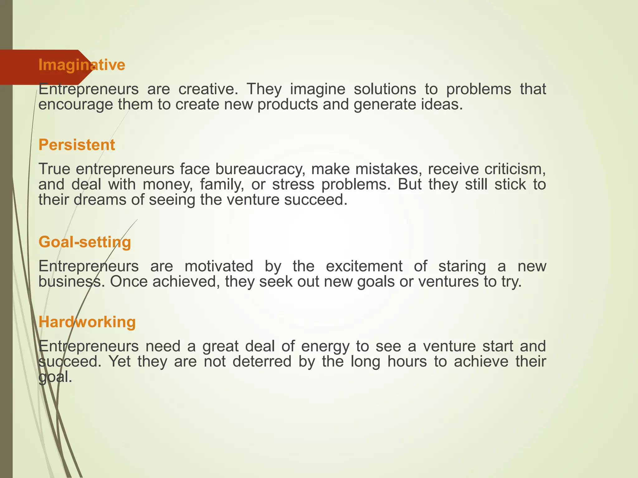 Entrepreneurship powerpoint slide | PPT
