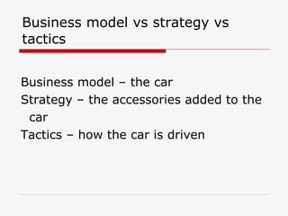 Auto Strategy Syntax Guide for Entrepreneurs on Business Model Improvement. | PPT