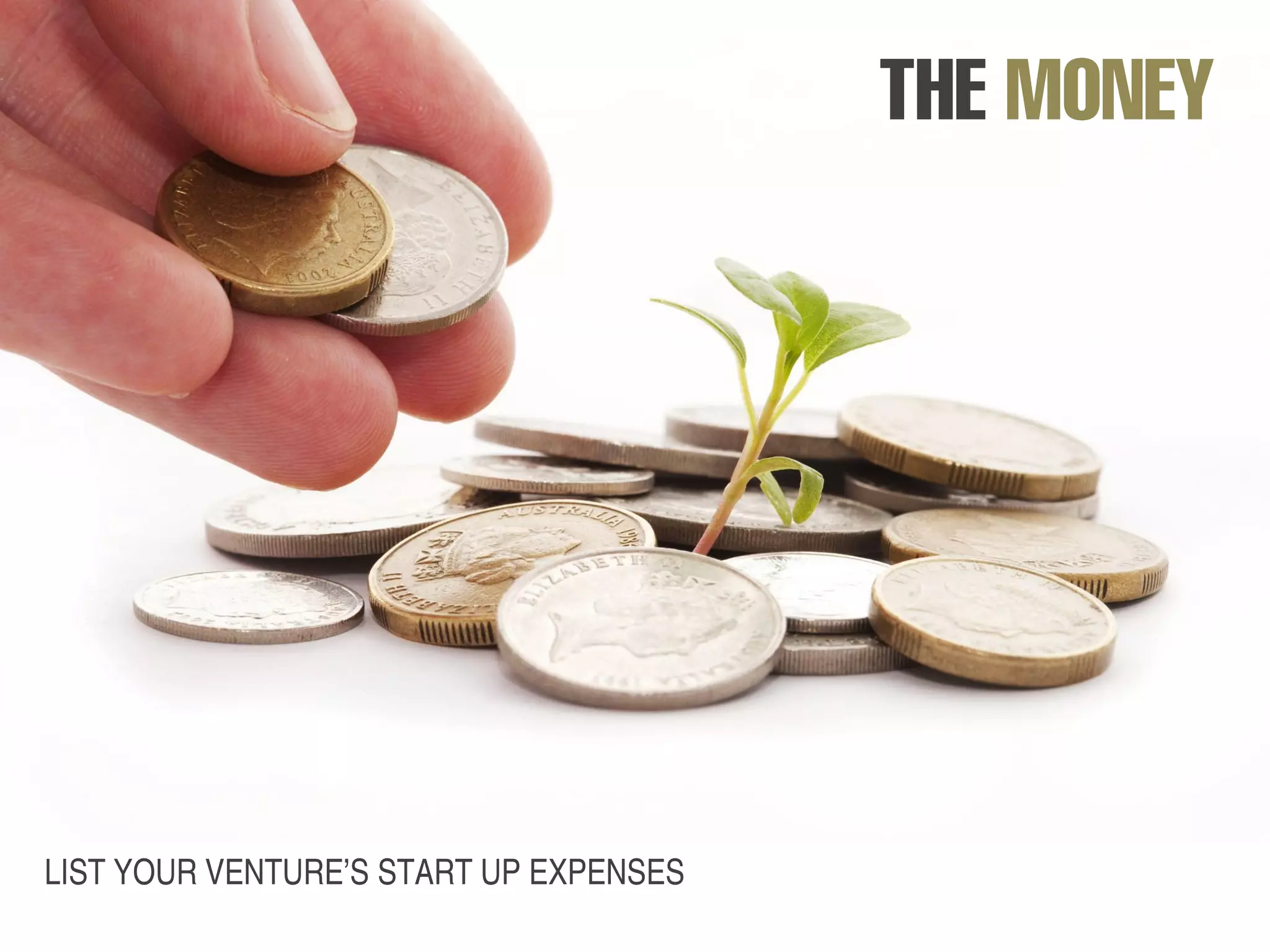 LIST YOUR VENTURE’S START UP EXPENSES
 