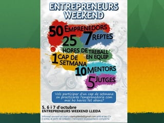 ‘https://www.slideshare.net/eretail/presentacio-entrepreneurs-weekend-lleida-2013

 