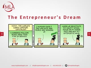 The Entrepreneur's Dream

www.mapleleafangels.com

|

info@mapleleafangels.com |

416.646.6235 |

@mapleleafangels

 