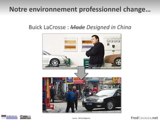 FredCavazza.net
Notre environnement professionnel change…
Buick LaCrosse : Made Designed in China
source : Wired Magazine
 