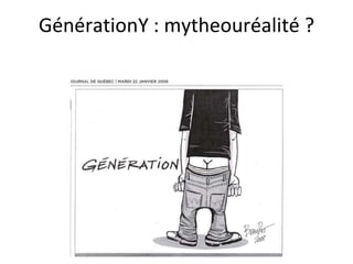 GénérationY : mytheouréalité ?
 