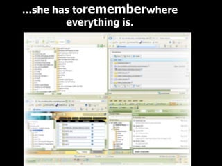 …she has torememberwhere
       everything is.
 