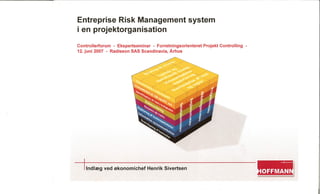 Entreprise Risk Management system