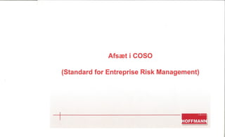 Entreprise Risk Management system