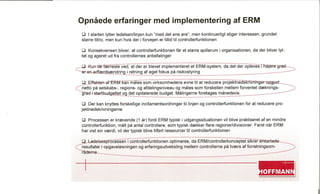 Entreprise Risk Management system
