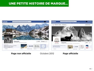 003 I
UNE PETITE HISTOIRE DE MARQUE…
Page non ofﬁcielle Octobre 2012 Page ofﬁcielle
 