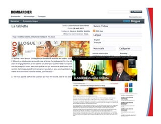 BLOGUE DE SUIVI DE TRAVAUX….ET DE PRÉVENTION
 