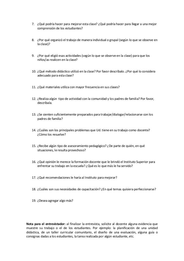 preguntas para una entrevista hacia un maestro entrevista a docentes preguntas para una entrevista hacia un maestro entrevista a docentes