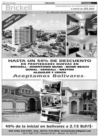 Marzo 05 al 11 de 2010   PUBLICIDAD   19
 