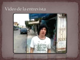 Entrevista a un ciber café