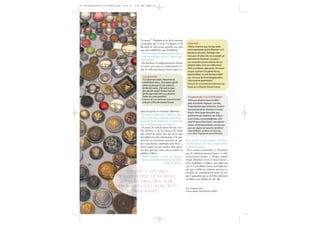 6-7a10SobreOferta:22-23Deco.qxd

4/19/10

5:47 PM

Page 10

“lo mejor”. También se les debe enseñar
a entender que a veces, los límites en la
libertad de elecciones pueden ser, más
que una maldición, una bendición.
–Pero muchas personas argüirían que lo
“suficientemente bueno” suena muy
conformista...
–En absoluto, lo suficientemente bueno
no tiene por qué ser conformista. Lo
que es suficientemente bueno para ti o

Los jóvenes

“Los alumnos están, literalmente,
volviéndose locos. Una razón significativa es porque no son capaces
de decidir nada. ¿Por qué no pueden decidir nada? Porque hemos
hecho que todo esté a su alcance.
Todas las cosas posibles”.
Extracto de una entrevista televisiva realizada por el filósofo Eduard Punset

para mí puede ser bastante diferente.
–Escribió el libro hace algunos años.
¿Las cosas han cambiado para bien o
para mal desde entonces? ¿Y cómo cree
que es el futuro que nos augura?
–A pesar de toda la atención que recibió mi libro, y de los cientos de mails
que recibí de gente que me decía que
describía este disconformismo a la perfección, no encuentro pruebas de que
las cosas hayan cambiado para bien…
Estoy seguro de que existen más opciones hoy que hace cinco años, cuando se
publicó el libro.
–Para terminar, ¿podría dar algunos
consejos para manejar mejor esta sobrecarga de eleccio-

“Entonces, a corto plazo,
el aguijón amargo son los errores
cometidos a largo plazo, la píldora amarga son los errores de no
haber actuado”.

Libertad

“Ahora creemos que no hay nada
más importante que la libertad. La libertad es elección. También creemos que, sin elección, no se puede ser
plenamente humano. Las personas necesitan ser las autoras de sus
propias vidas, vivir sus vidas como
ellas consideran adecuado. De manera que, si privas a la gente de esa
oportunidad, no sólo los hace infelices, sino que los hace desgraciados,
clínicamente deprimidos”.
Extracto de una entrevista televisiva realizada por el filósofo Eduard Punset

Tropezando con la felicidad

“Más que dirigirse hacia la felicidad, el hombre ’tropieza’ con ella.
Cada decisión que tomamos, lo hacemos pensando en alcanzar el mejor
futuro. Para luego descubrir que
raramente nos sentimos tan felices,
o tan tristes, como predijimos. ¿Por
qué? Al tomar decisiones, nos equivocamos sistemáticamente, y es por eso
que son objeto de estudio científico”.
Daniel Gilbert, profesor en Harvard,
en su libro Tropezando con la felicidad

nes y poder sentirnos mejor con nuestras decisiones? Es decir, ¿cómo podemos elegir mejor?
–Tres consejos generales: 1. Entender
que lo suficientemente bueno es suficientemente bueno. 2. Elegir cuándo
elegir. Muchas veces es mejor dejar a
otros, familiares o amigos, que elijan por
vos. 3. Y por último, hacer una regla propia que establezca cuántas opciones se
tendrán en consideración antes de elegir. Y agregaría que se debería mantener
el número por debajo de diez. !
Por: Dolores Gallo.
Fotos: Martín Estol/Archivo AVER.

 