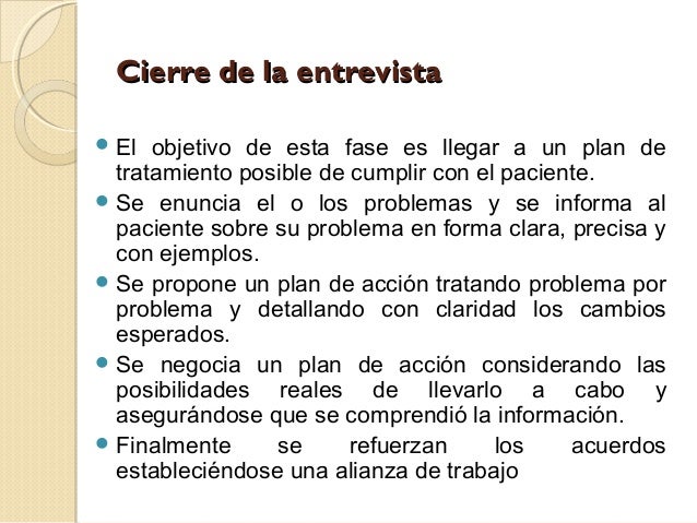 Entrevista clinica