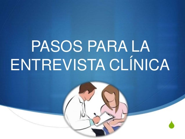 Formato De Entrevista Clinica Pdf