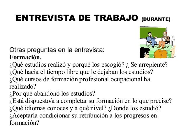 Entrevista de trabajo