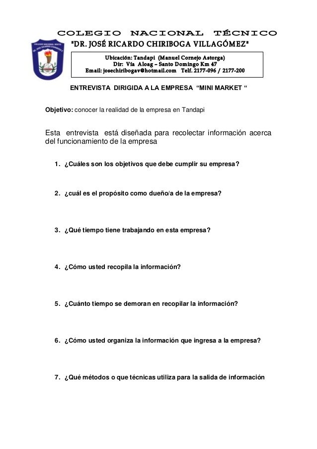 preguntas de entrevista a una empresa entrevista dirigida a la empresa preguntas de entrevista a una empresa entrevista dirigida a la empresa