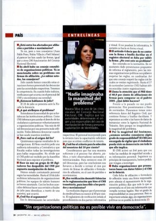 Entrevista a Dra. Roxana Silva Ch. en Revista Vistazo