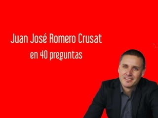 Entrevista jj romero