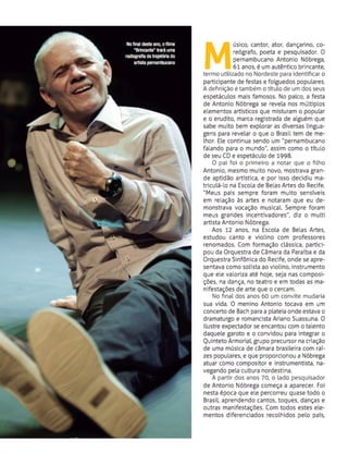 O Brincante do Brasil - Entrevista com Antonio Nóbrega. 2013