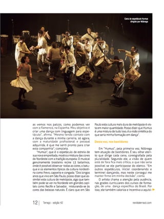 O Brincante do Brasil - Entrevista com Antonio Nóbrega. 2013