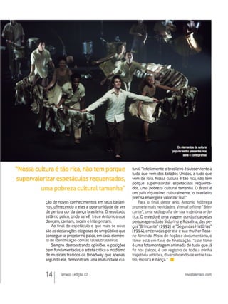 O Brincante do Brasil - Entrevista com Antonio Nóbrega. 2013