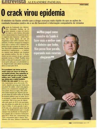 Entrevista à Revista Veja | Ministro Alexandre Padilha