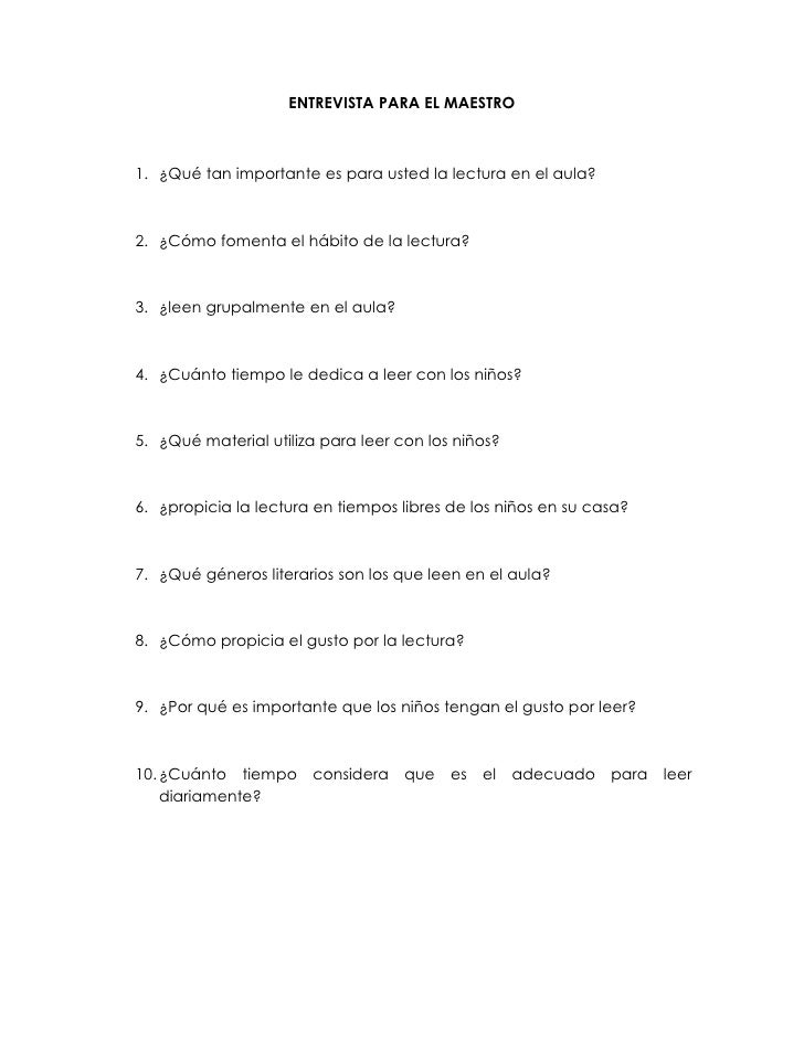 preguntas para una entrevista hacia un maestro entrevista para el maestro preguntas para una entrevista hacia un maestro entrevista para el maestro