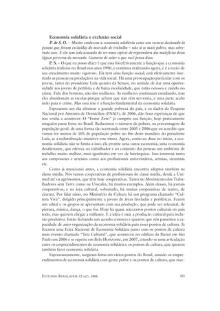 Entrevista Paul Singer