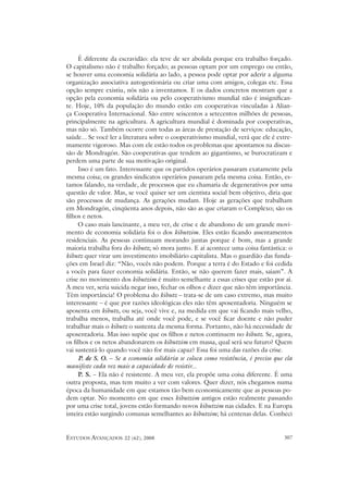 Entrevista Paul Singer