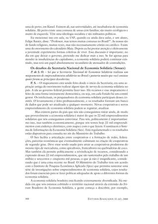 Entrevista Paul Singer