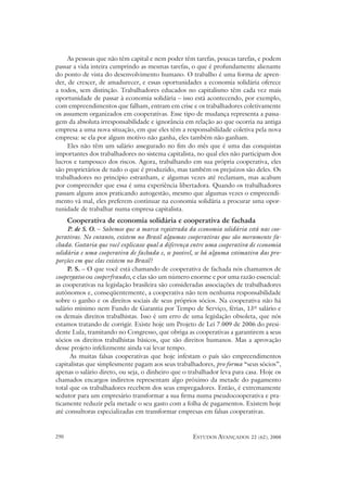 Entrevista Paul Singer